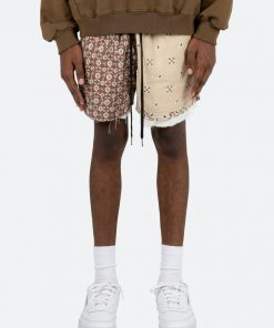 Mnml Mixed Paisley Shorts - Multi Bottoms