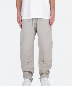Mnml Multi Zip Cargo Pants - Stone