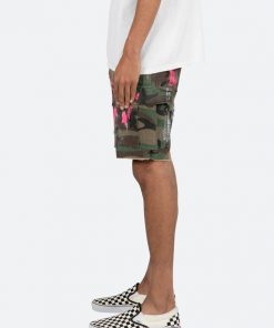 Mnml Painted Cargo Shorts - Camo 10 Mnml Painted Cargo Shorts - Camo