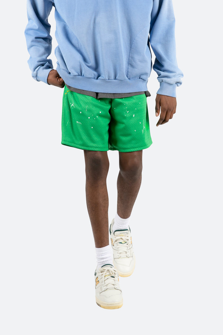 Mnml Painter Mesh Shorts - Green 6 Mnml Painter Mesh Shorts - Green