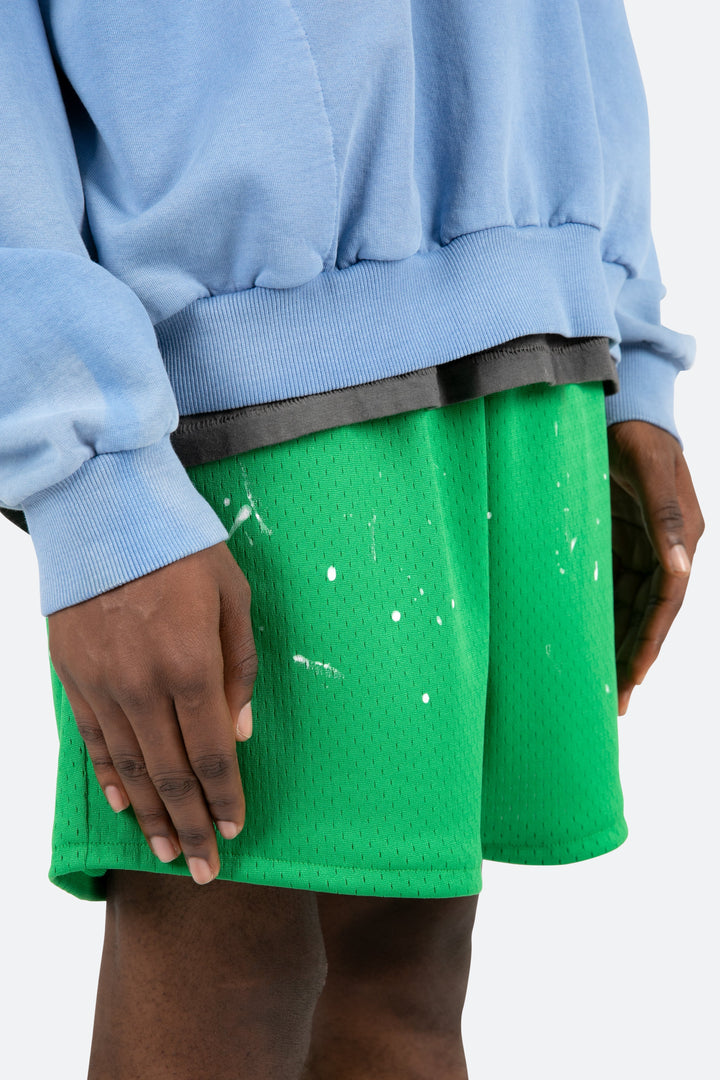 Mnml Painter Mesh Shorts - Green 7 Mnml Painter Mesh Shorts - Green