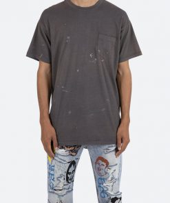 Mnml Tops Painter Pocket Tee - Charcoal Grey