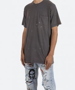 Mnml Tops Painter Pocket Tee - Charcoal Grey