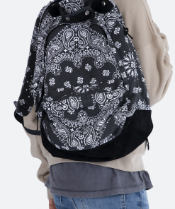 Mnml Paisley Backpack - Black