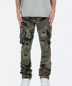 Mnml Patch Pocket Flare Cargo Pants - Camo 11 Mnml Patch Pocket Flare Cargo Pants - Camo