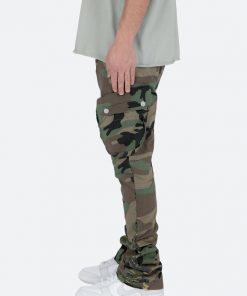 Mnml Patch Pocket Flare Cargo Pants - Camo 13 Mnml Patch Pocket Flare Cargo Pants - Camo