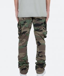 Mnml Patch Pocket Flare Cargo Pants - Camo 14 Mnml Patch Pocket Flare Cargo Pants - Camo