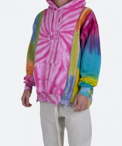 Mnml Outerwear Patchwork Dyed Hoodie - Multi