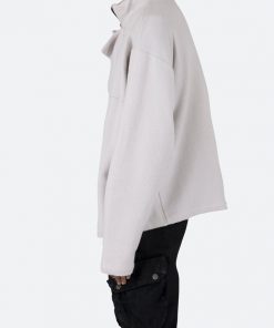 Mnml Outerwear Quarter Zip Pullover - Off White