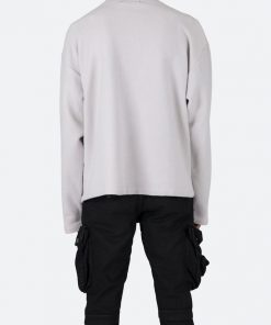 Mnml Outerwear Quarter Zip Pullover - Off White