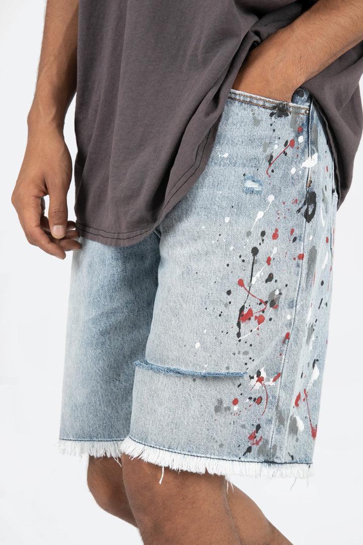 Mnml R466 Denim Shorts - Blue 2 Mnml R466 Denim Shorts - Blue