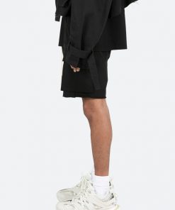 Mnml Relaxed Cargo Shorts - Black