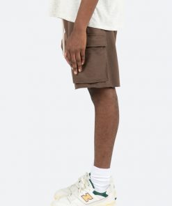 Mnml Relaxed Cargo Shorts - Brown Bottoms