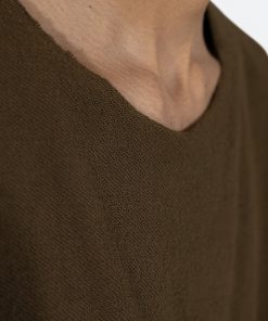 Mnml Tops Reverse Terry Tee - Brown