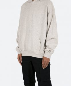 Mnml Rhinestone Hoodie - Grey