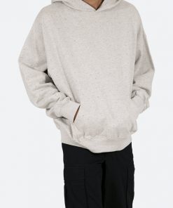 Mnml Rhinestone Hoodie - Grey