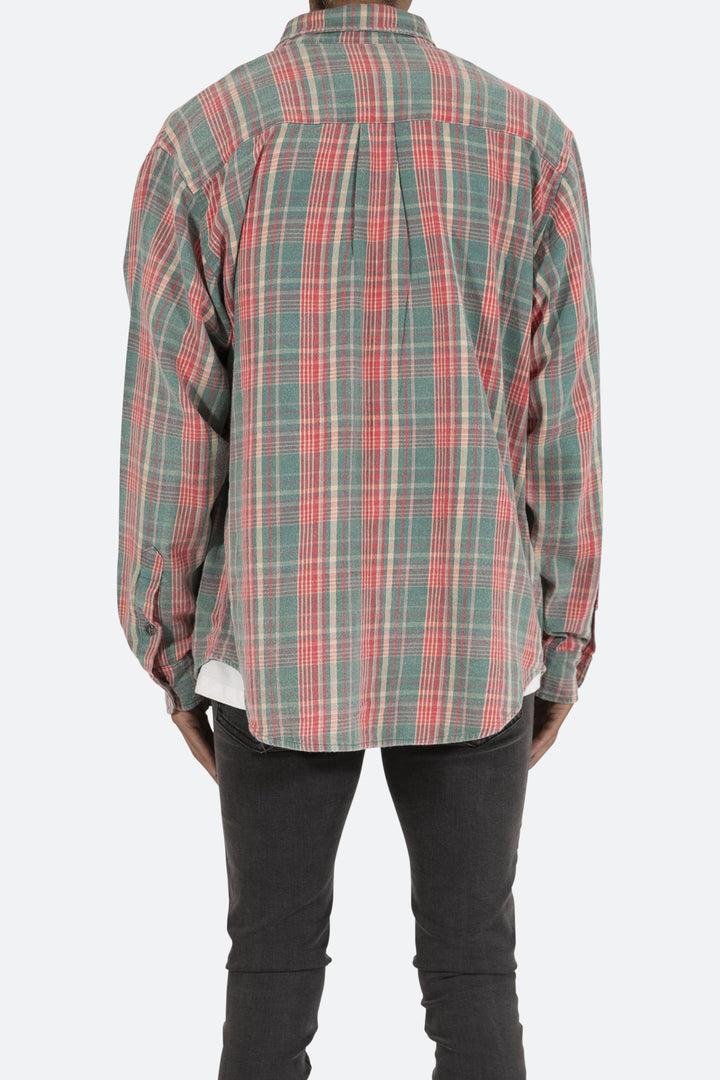 Mnml Tops Scorpion Vintage Flannel - Red/Blue 6 Mnml Tops Scorpion Vintage Flannel - Red/Blue