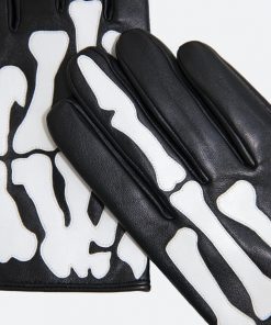 Mnml Skeleton Gloves - Black/White