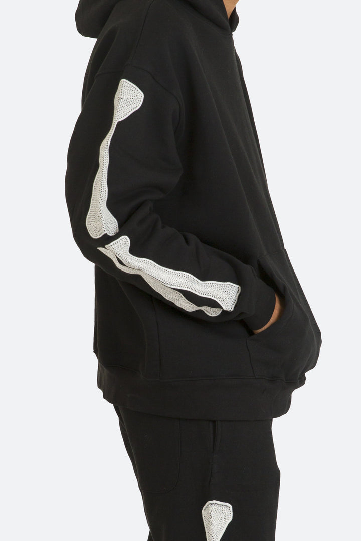 Mnml Skeleton Hoodie - Black Outerwear 2 Mnml Skeleton Hoodie - Black Outerwear