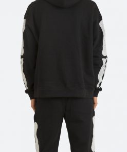 Mnml Skeleton Hoodie - Black Outerwear 10 Mnml Skeleton Hoodie - Black Outerwear
