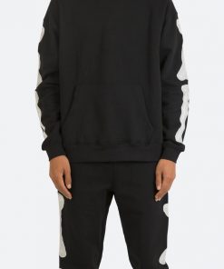 Mnml Skeleton Hoodie - Black Outerwear 13 Mnml Skeleton Hoodie - Black Outerwear