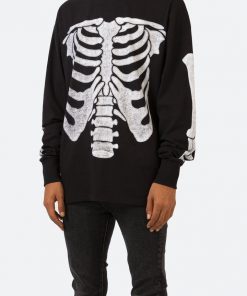 Mnml Skeleton L/S Tee - Black Tops 9 Mnml Skeleton L/S Tee - Black Tops