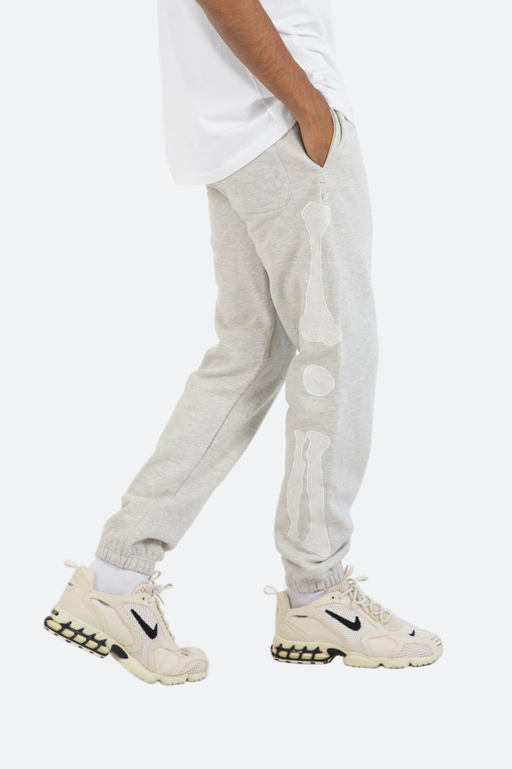Mnml Skeleton Sweatpants - Grey 2 Mnml Skeleton Sweatpants - Grey