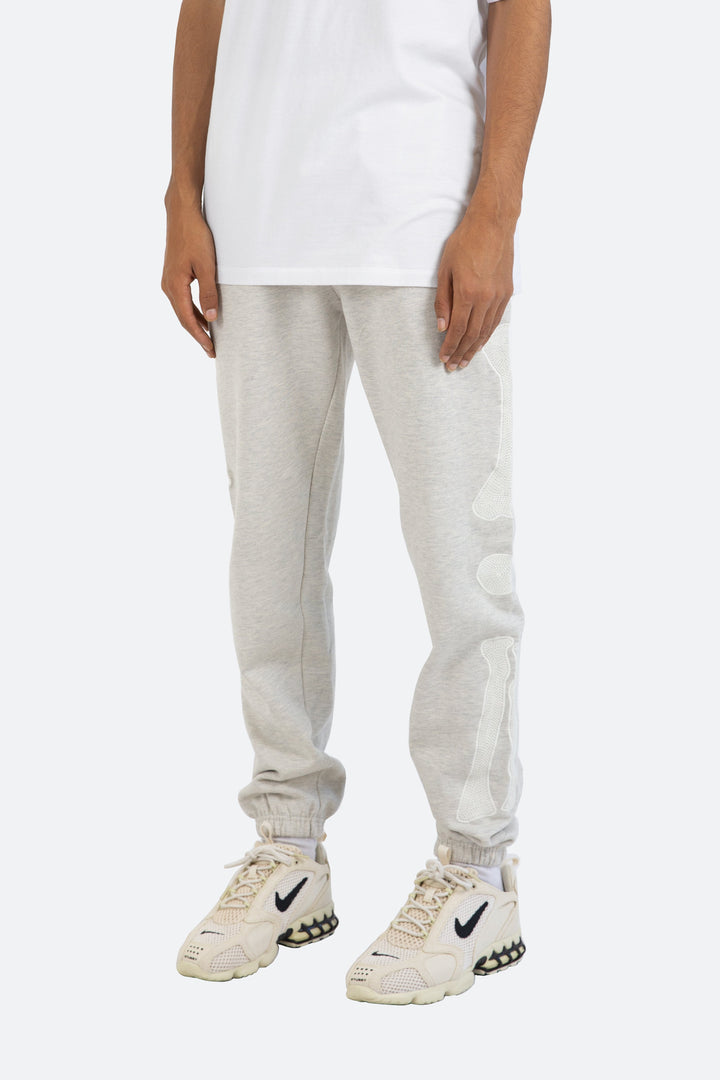 Mnml Skeleton Sweatpants - Grey 4 Mnml Skeleton Sweatpants - Grey