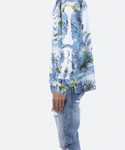 Mnml Tops Skeleton Tropical Shirt - Blue 12 Mnml Tops Skeleton Tropical Shirt - Blue