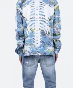 Mnml Tops Skeleton Tropical Shirt - Blue 13 Mnml Tops Skeleton Tropical Shirt - Blue