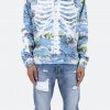 Mnml Tops Skeleton Tropical Shirt - Blue