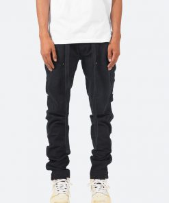 Mnml Snap Western Pants - Black