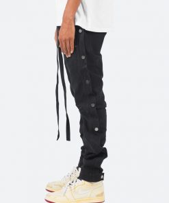 Mnml Snap Western Pants - Black