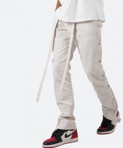 Mnml Bottoms Snap Western Pants - Pale Tan