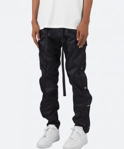 Mnml Bottoms Snap Zipper II Cargo Pants - Black 10 Mnml Bottoms Snap Zipper II Cargo Pants - Black