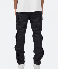 Mnml Bottoms Snap Zipper II Cargo Pants - Black 12 Mnml Bottoms Snap Zipper II Cargo Pants - Black