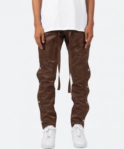 Mnml Snap Zipper II Cargo Pants - Brown