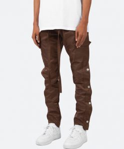 Mnml Snap Zipper II Cargo Pants - Brown 10 Mnml Snap Zipper II Cargo Pants - Brown