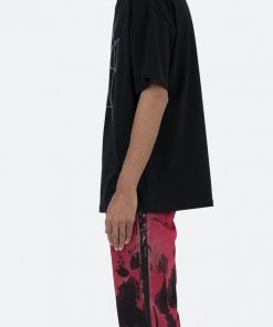 Mnml Spider Web Tee - Black Tops