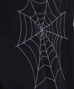 Mnml Spider Web Tee - Black Tops