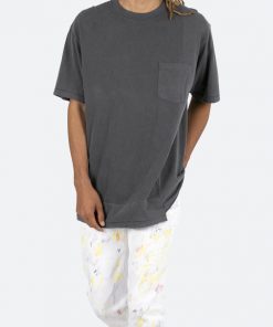 Mnml Split Panel Tee - Vintage Black