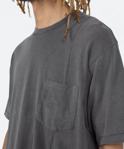 Mnml Split Panel Tee - Vintage Black 14 Mnml Split Panel Tee - Vintage Black