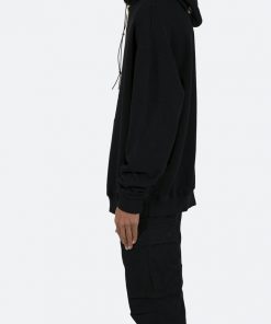 Mnml Split Wash Hoodie - Black/White