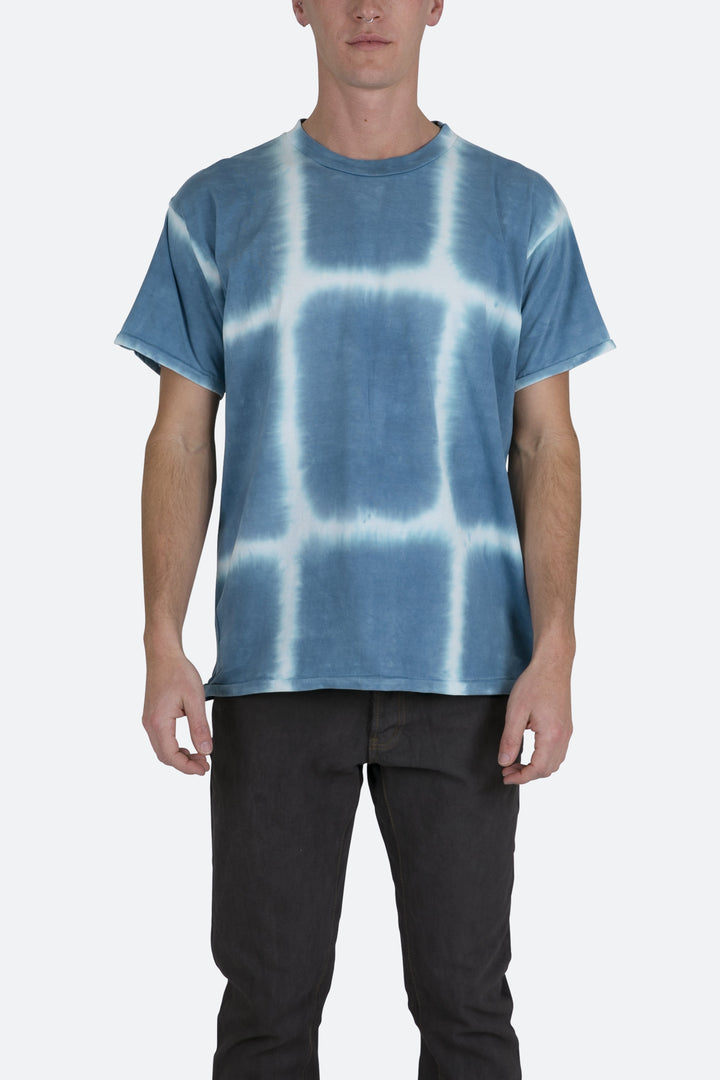 Mnml Tops Spray Dyed Tee - Blue 3 Mnml Tops Spray Dyed Tee - Blue