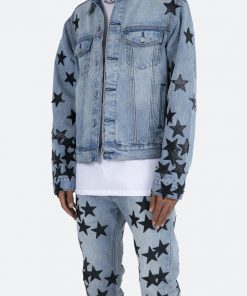 Mnml Outerwear Star Trucker - Blue/Black