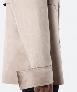 Mnml Suede Work Shirt - Tan Tops