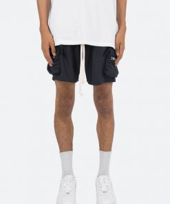 Mnml Tactical Cargo Shorts - Black Bottoms