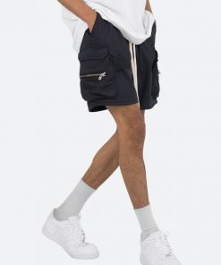 Mnml Tactical Cargo Shorts - Black Bottoms