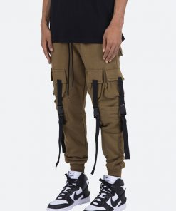 Mnml Tactical Cargo Sweatpants - Dust Bottoms