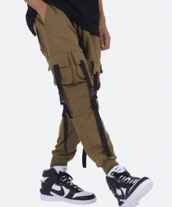 Mnml Tactical Cargo Sweatpants - Dust Bottoms